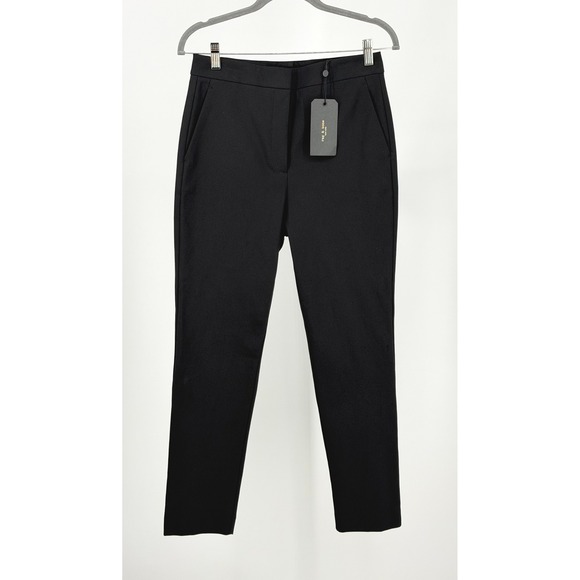 rag & bone Pants - rag & bone Simone Pants Womens 8 Black Slim Stretch Ankle Trousers NWT